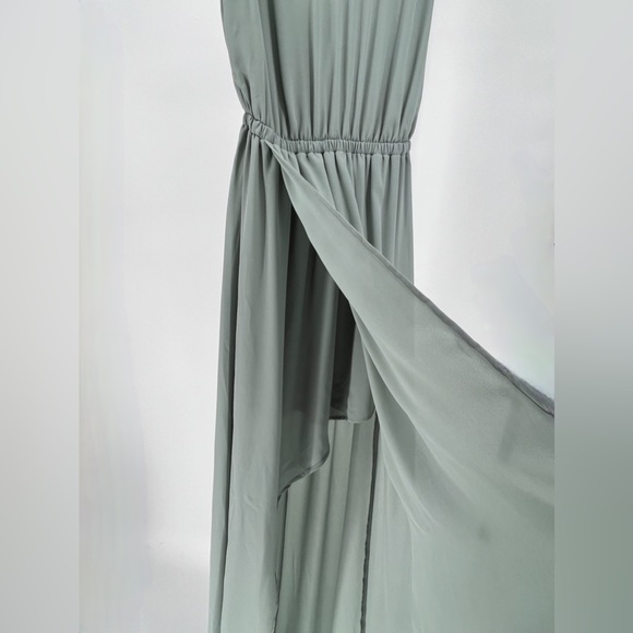 SHOW ME YOUR MUMU - Kendall Maxi Dress in Silver Sage - Picture 6 of 8